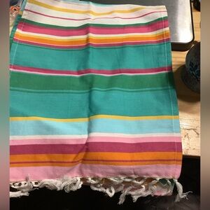 The Spring Shop table runner new bright colors